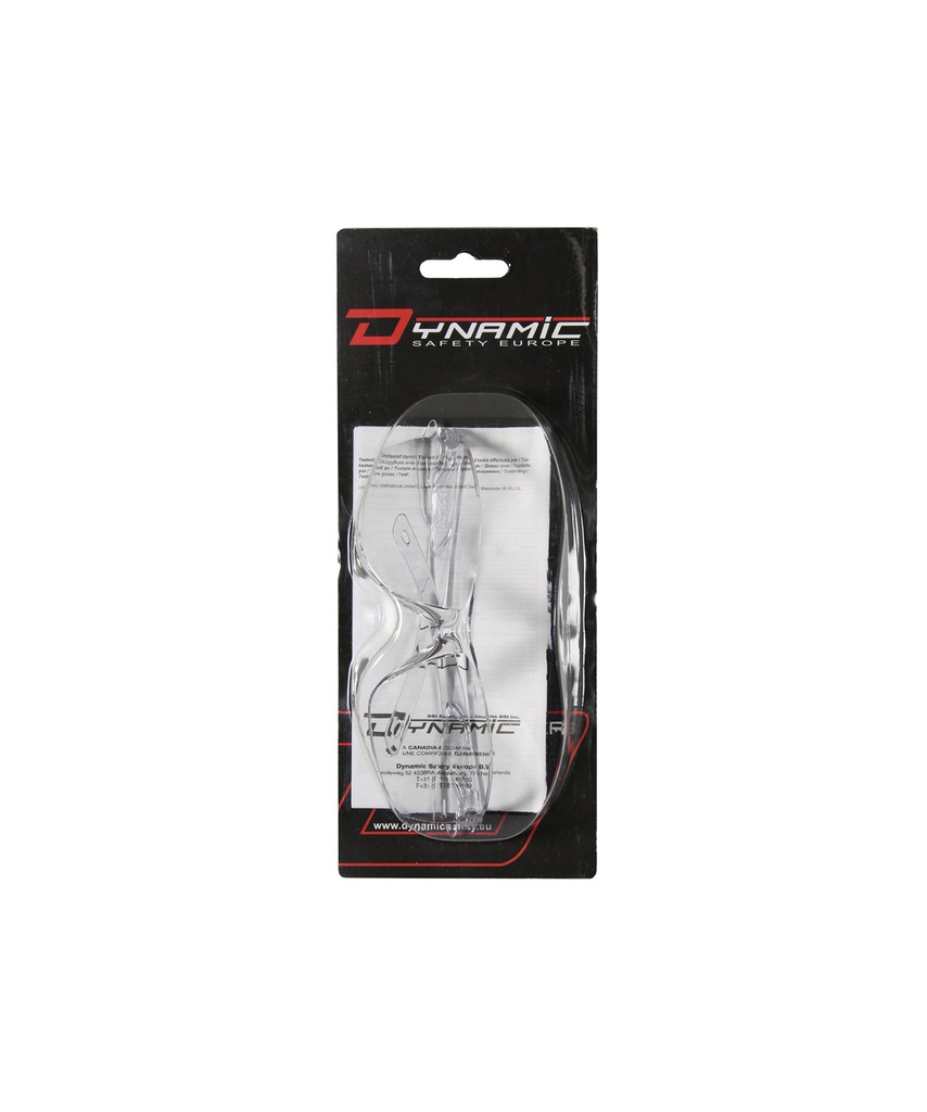 Basic Dyna Helder Blister Veiligheidsbril - blisterverpakking (EPCE475C.BL)