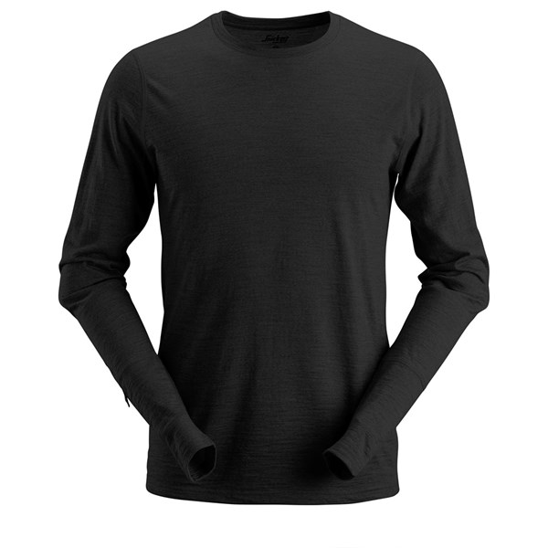 Snickers Workwear AllroundWork, Wollen T-shirt met Lange Mouwen 2427